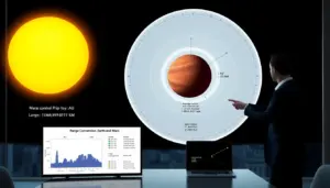 how far is mars from the sun in au